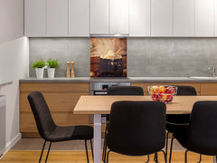 Printed tempered glass backsplash – BS23 European tradicional food Series: Pot With Lard