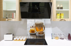 Antiéclaboussures de cuisine en verre BS06 Pâtisseries et desserts Bonbons au miel