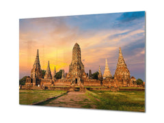 Glass Print Wall Art – Image on Glass SART01B Nature Series: Royal palace in Ayutthaya, Thailand