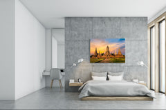 Glass Print Wall Art – Image on Glass SART01B Nature Series: Royal palace in Ayutthaya, Thailand