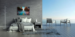 Glass Picture Toughened Wall Art - Wall Art Glass Print Picture SART02 Cities Series: The streets of San Francisco