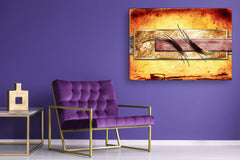 Glass Print Wall Art – Image on Glass SART05 Miscellanous Series: Abstract art illustration