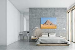 Glass Printed Picture - Wall Picture behind Tempered Glass SART01D Nature Series: The Pyramids in Giza