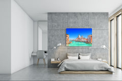 Glass Picture Toughened Wall Art - Wall Art Glass Print Picture SART02 Cities Series: Grand Canal in Venice 3