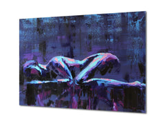 Glass Print Wall Art – Image on Glass SART05 Miscellanous Series: Female silhouette