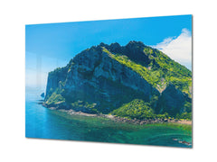 Glass Print Wall Art – Image on Glass SART01B Nature Series: Jeju Island in South Korea