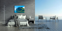 Glass Print Wall Art – Image on Glass SART01B Nature Series: Jeju Island in South Korea