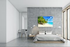 Glass Print Wall Art – Image on Glass SART01B Nature Series: Holiday paradise