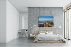 Graphic Art Print on Glass - Beautiful Quality Glass Print Picture SART01C Nature Series: German seashore