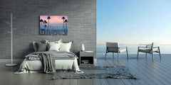 Glass Picture Toughened Wall Art - Wall Art Glass Print Picture SART02 Cities Series: The skyline of Los Angeles