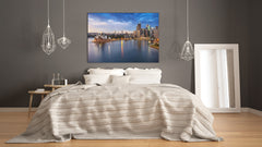 Glass Picture Toughened Wall Art - Wall Art Glass Print Picture SART02 Cities Series: Sydney Opera House