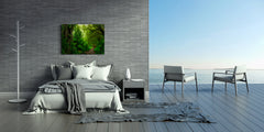 Modern Glass Picture - Contemporary Wall Art SART01 Nature Series: Tropical forest