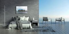 Glass Picture Toughened Wall Art - Wall Art Glass Print Picture SART02 Cities Series: A panoramic view of Manhattan