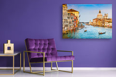 Cuadro de vidrio templado para pared - Impresión de vidrio para pared SART02 Serie Ciudades: Gran Canal de Venecia 2