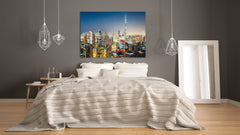 Glass Picture Toughened Wall Art - Wall Art Glass Print Picture SART02 Cities Series: Business bay, Dubai