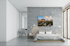 Glass Print Wall Art – Image on Glass SART01B Nature Series: Dolomites, Italy
