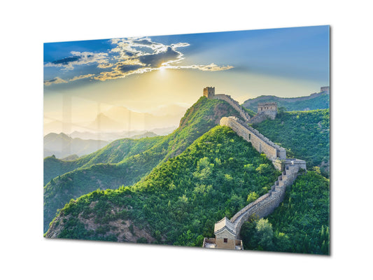 Glass Print Wall Art – Image on Glass SART01B Nature Series: The Great Wall of China