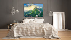 Glass Print Wall Art – Image on Glass SART01B Nature Series: The Great Wall of China