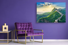 Glass Print Wall Art – Image on Glass SART01B Nature Series: The Great Wall of China