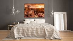 Modern Glass Picture - Contemporary Wall Art SART01 Nature Series: Grand Canyon