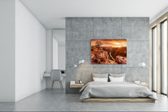 Modern Glass Picture - Contemporary Wall Art SART01 Nature Series: Grand Canyon