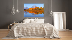 Graphic Art Print on Glass - Beautiful Quality Glass Print Picture SART01C Nature Series: Autumn scenery