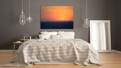 Glass Printed Picture - Wall Picture behind Tempered Glass SART01D Nature Series: Bluish shadows on the warm sky