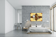 Glass Print Wall Art – Image on Glass SART05 Miscellanous Series: African ethnic illustration