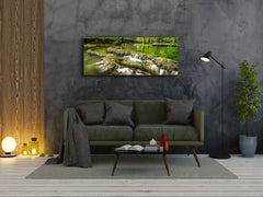 Glass Print Wall Art – Image on Glass 125 x 50 cm (? 50” x 20”) ; Forest 3