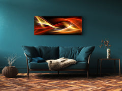 Glass Print Wall Art – Image on Glass 125 x 50 cm (? 50” x 20”) ; Abstract Art. 6
