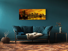 Glass Print Wall Art – Image on Glass 125 x 50 cm (? 50” x 20”) ; Bridge 10
