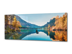 Glass Print Wall Art – Available in 5 different sizes – Nature Series 01A: Fantastic autumn panorama