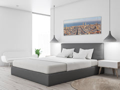 Glass Print Wall Art – Image on Glass 125 x 50 cm (? 50” x 20”) ; Barcelona