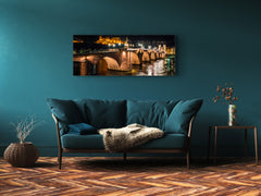 Glass Print Wall Art – Image on Glass 125 x 50 cm (? 50” x 20”) ; Ancient bridge