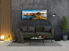 Graphic Art Print on Glass – Available in 5 different sizes – Nature Series 01B: Landscape of Indonesia