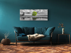 Wall Picture behind Tempered Glass 125 x 50 cm (? 50” x 20”) ; Tree 1