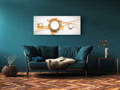 Glass Print Wall Art – Image on Glass 125 x 50 cm (? 50” x 20”) ; Abstract Art. 9