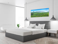 Glass Print Wall Art – Available in 5 different sizes – Nature Series 01A: Tea plantations in India
