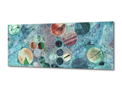 Wall Art Glass Print Canvas Picture – Available in 5 different sizes – Miscellanous Series 05: Abstract expressionism