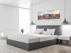 Beautiful Quality Glass Print Picture – Available in 5 different sizes – Cities Series 04: Traditional Dutch houses