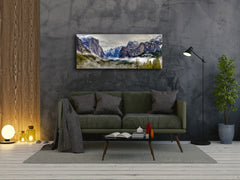 Glass Print Wall Art – Available in 5 different sizes – Nature Series 01A: Mountains of California