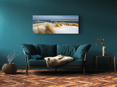 Impresión de vidrio para arte de pared, 125 x 50 cm (≈ 50” x 20”); Playa 8