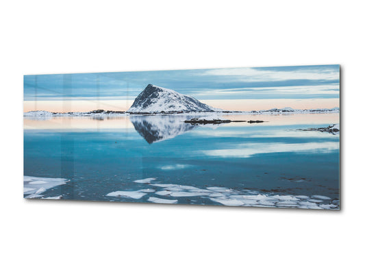 Glass Picture Wall Art – Available in 5 different sizes – Nature Series 01D: Arctic Norway