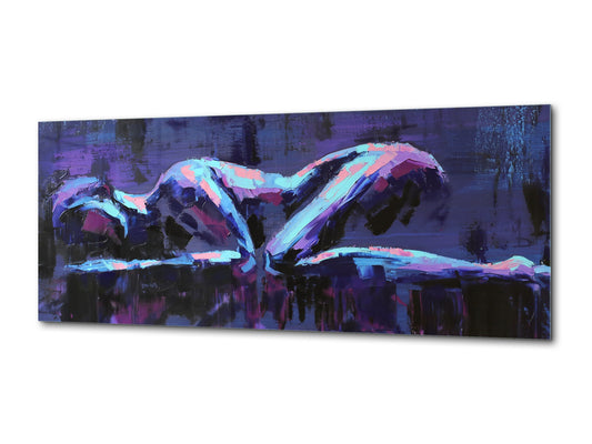 Wandbild auf Glas, Druck auf Leinwand – erhältlich in 5 verschiedenen Größen – Verschiedenes Serie 05: Weibliche Silhouette