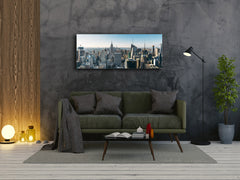 Beautiful Quality Glass Print Picture – Available in 5 different sizes – Cities Series 04: Skyscrapers in New York