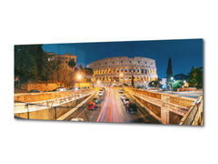 Beautiful Quality Glass Print Picture – Available in 5 different sizes – Cities Series 04: Colosseum