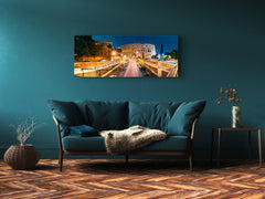 Beautiful Quality Glass Print Picture – Available in 5 different sizes – Cities Series 04: Colosseum