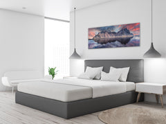 Modern Glass Picture – Available in 5 different sizes – Nature Series 01C: Vestrahorn mountain