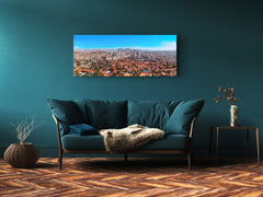Beautiful Quality Glass Print Picture – Available in 5 different sizes – Cities Series 04: Colorful landscape of Ankara