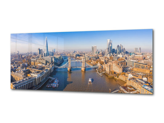Beautiful Quality Glass Print Picture – Available in 5 different sizes – Cities Series 04 Tower Bridge in London